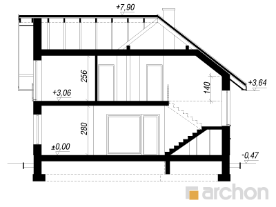 Maja lõhiskellukates (G2) lõige